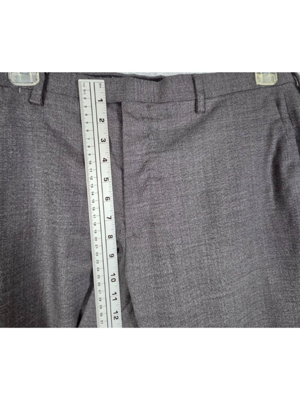 Banana Republic Men’s Modern Slim Fit Dress Pants Gray 36x32 Office Preppy Caree - Picture 4 of 11